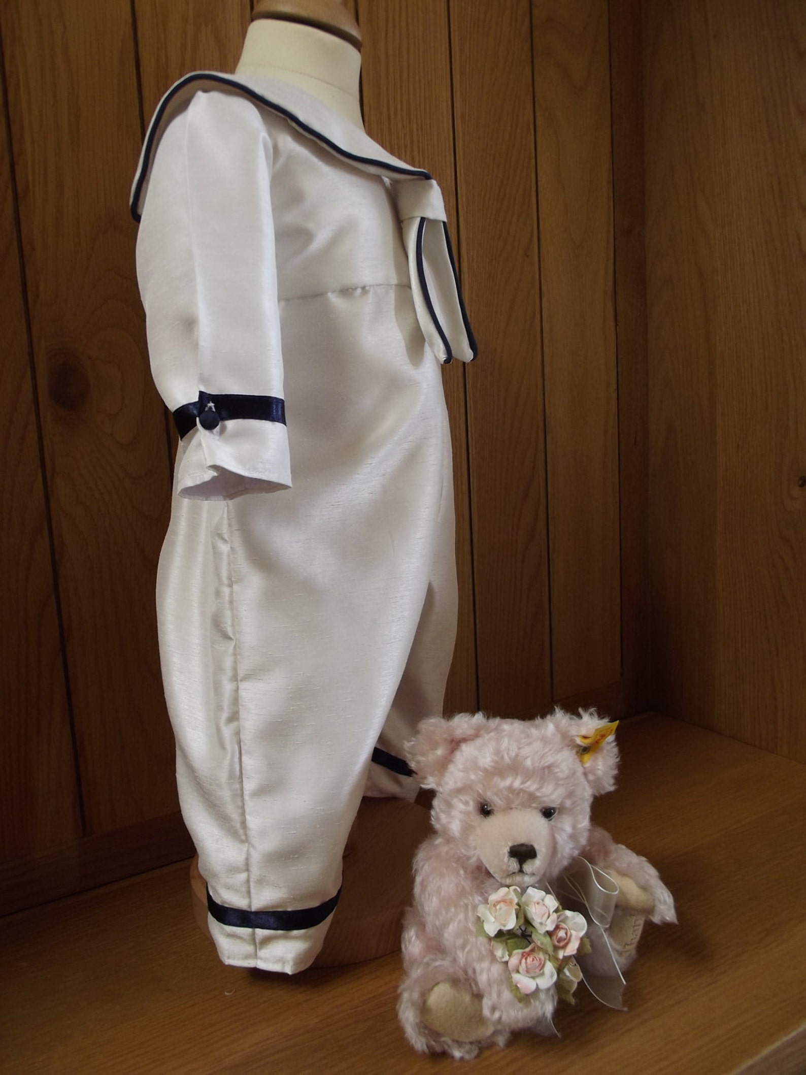 Sailor Suit With Sailor Hat Christening Gown Boys Baptism Etsy UK