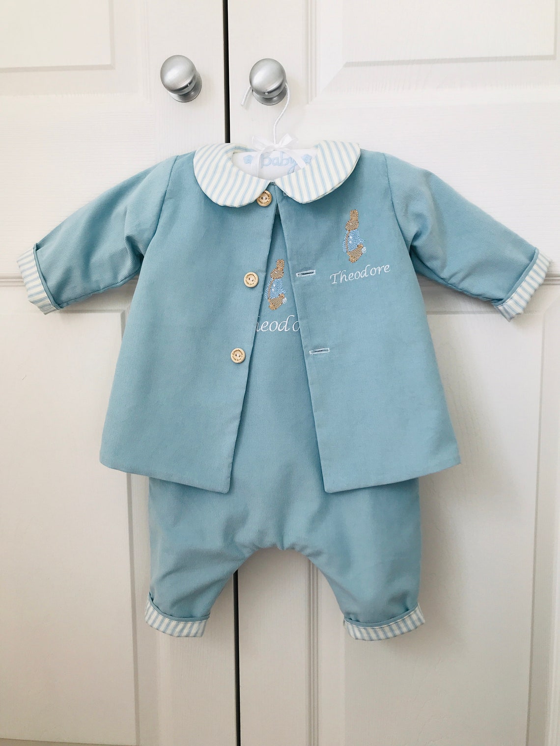 Peter Rabbit Romper Coat Baby boy clothes Boys Coat baby Etsy