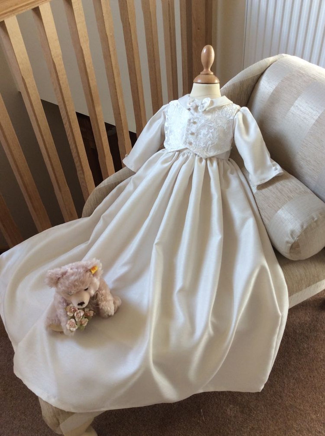 Buy Boys Christening Gown With Detachable Skirt Hat Boy Baptism Romper  Suit Outfit Baby Wedding Suit Naming Ceremony Dedication LDS Online 