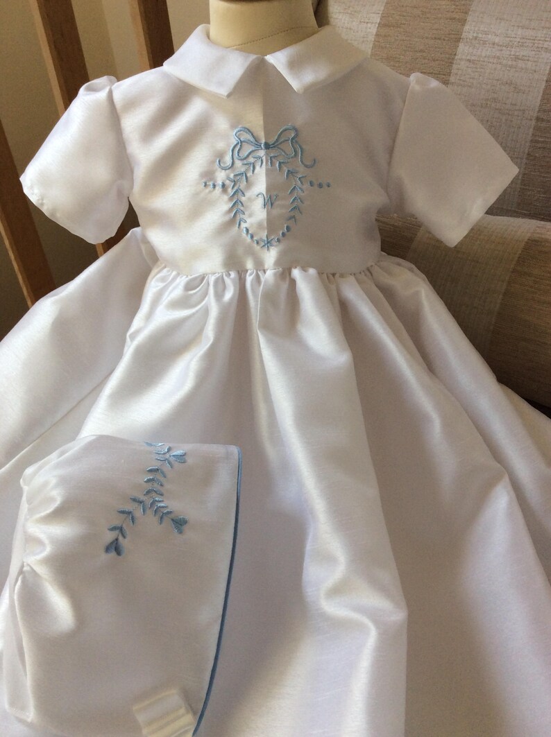 Christening Gown Unisex Heirloom Embroidered baptism dress Etsy