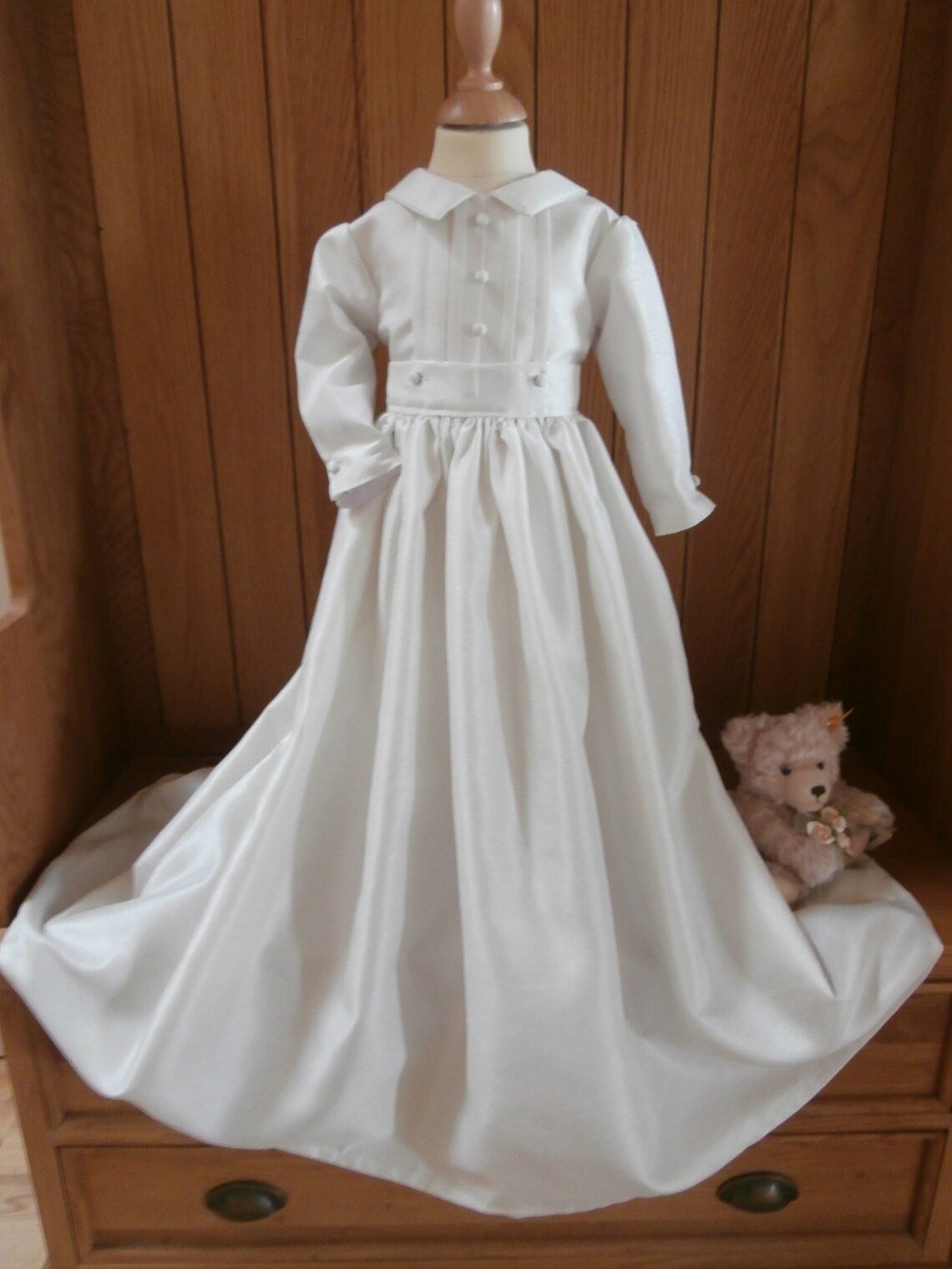 Baby Boys Christening Baptism Gown Romper Suit Robe Dress Etsy