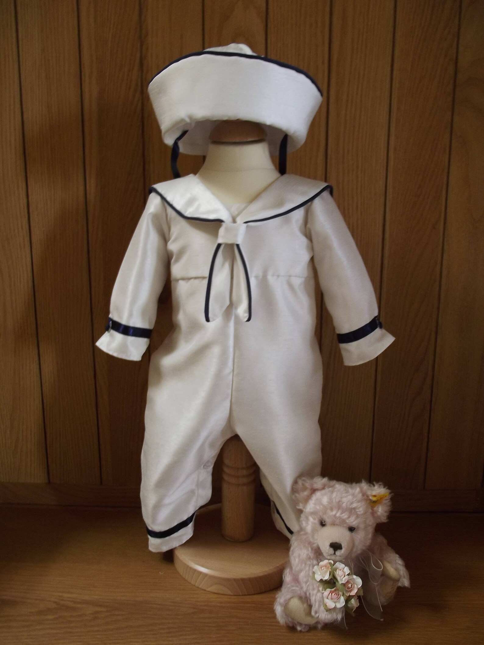 Sailor Suit With Sailor Hat Christening Gown Boys Baptism Etsy UK