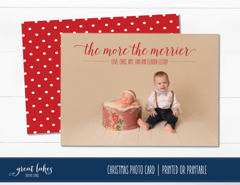 The More The Merrier Christmas Card 