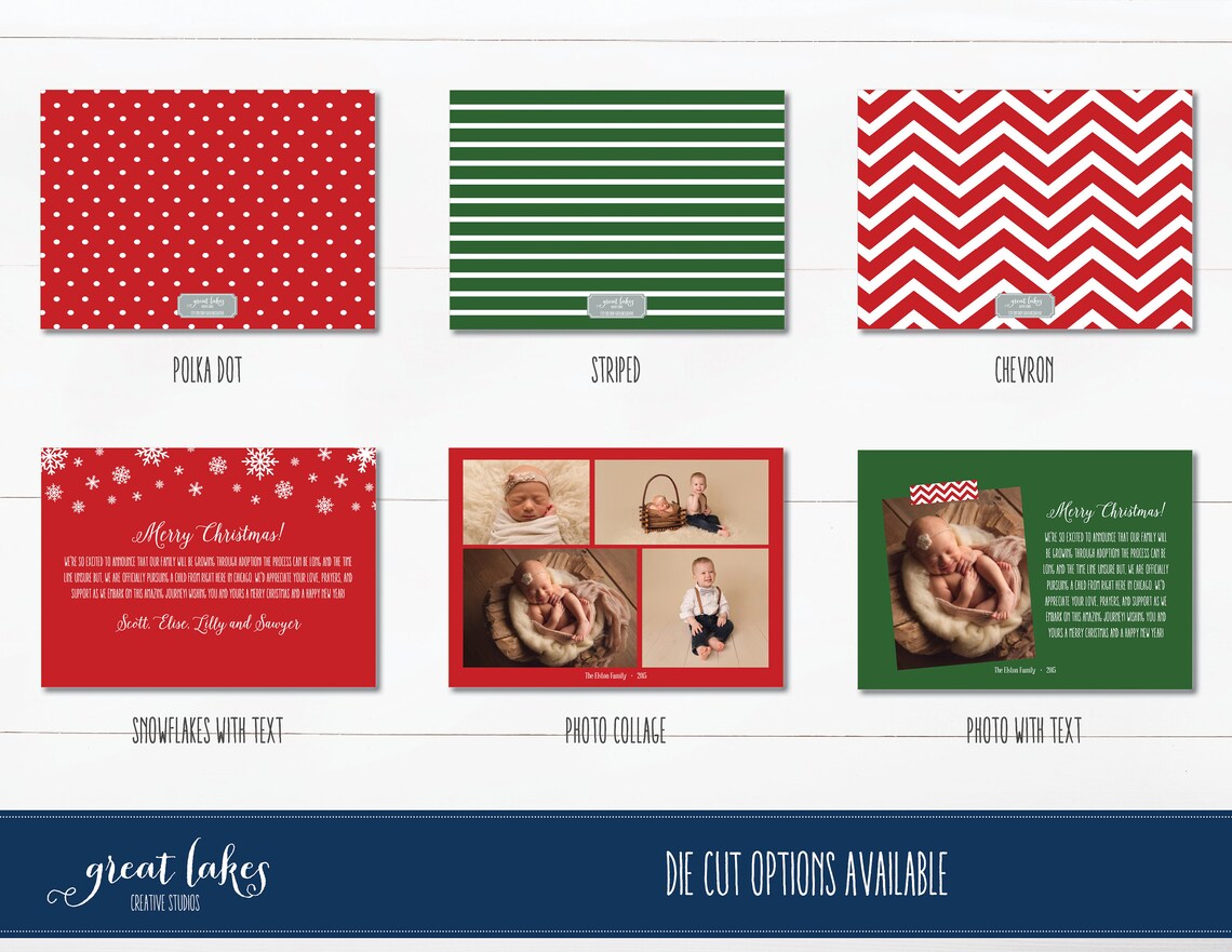The More the Merrier Christmas card Christmas photo card | Etsy