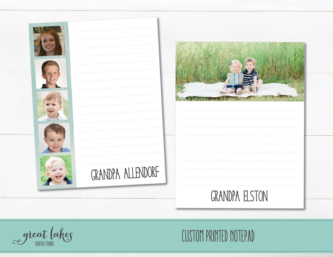Custom Grandma Notepad, Personalized Grandpa Notepad, Grandparent Gift