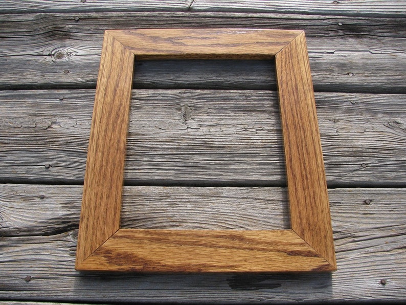 8x10 Picture Frame Select Red Oak Etsy