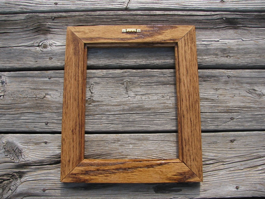 8x10 Picture Frame Select Red Oak Etsy