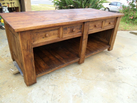 Kitchen Island Counter Table Reclaimed Old Wood Usa Counter Table Reclaimed Old Wood