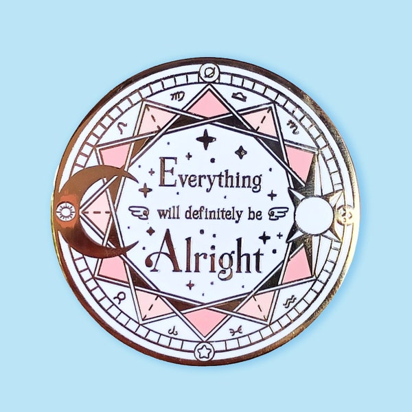 Invincible Spell Magic Circle Hard Enamel Lapel Pin