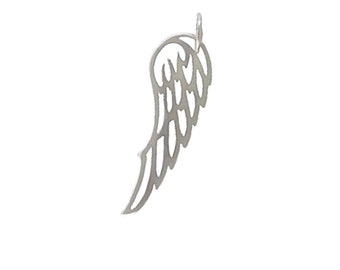 CLOSEOUT!  28 Sterling Silver Wing Pendant, Sterling Silver Jewelry, Inspiration Jewelry, Wholesale Jewelry, Nina Designs A696