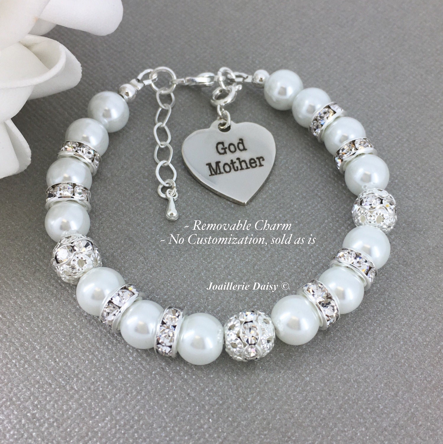 Godmother Charm Bracelet Gift for Godmother Godmother Bracelet Etsy