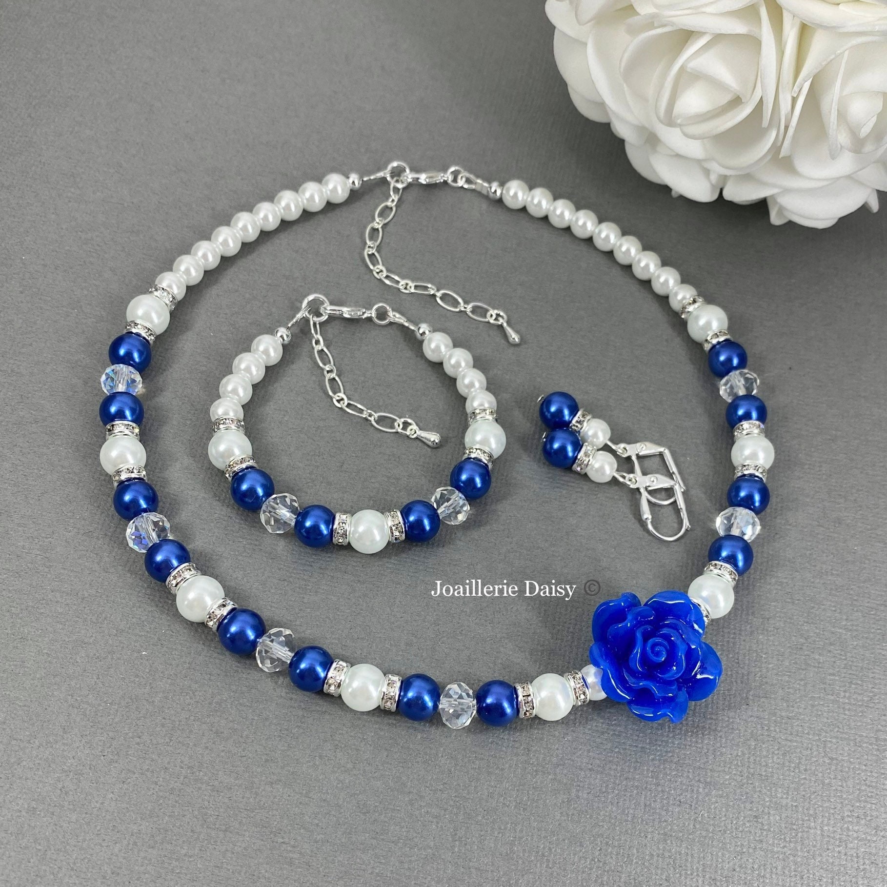 Blue Flower Girl Jewelry Dresses Images 2022