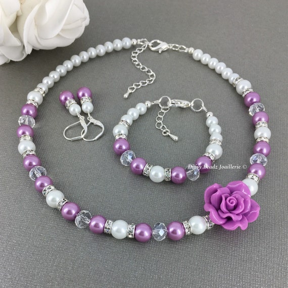 cheap flower girl jewelry sets
