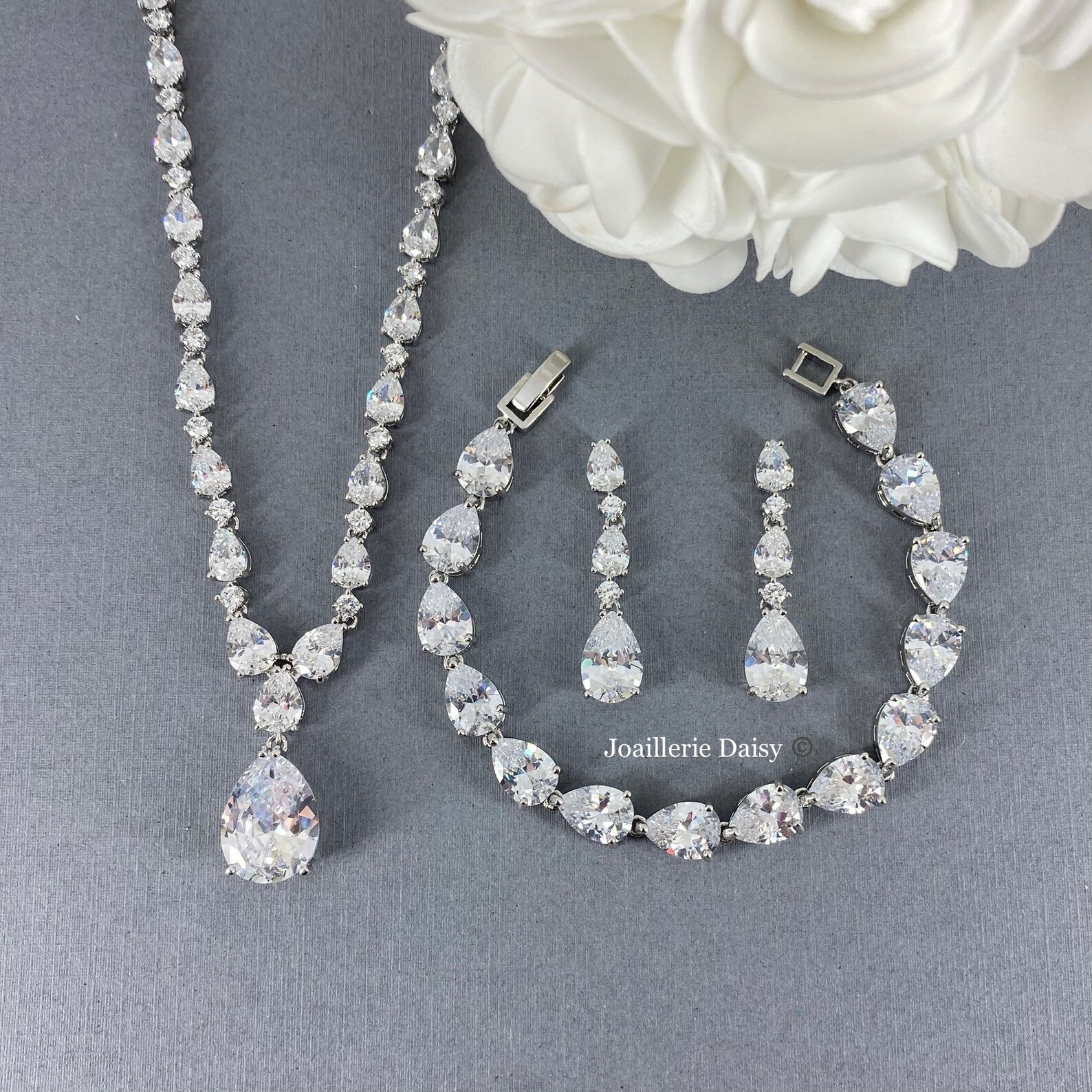 Bride Jewelry Set Bridal Crystal Jewelry Wedding Jewelry Etsy