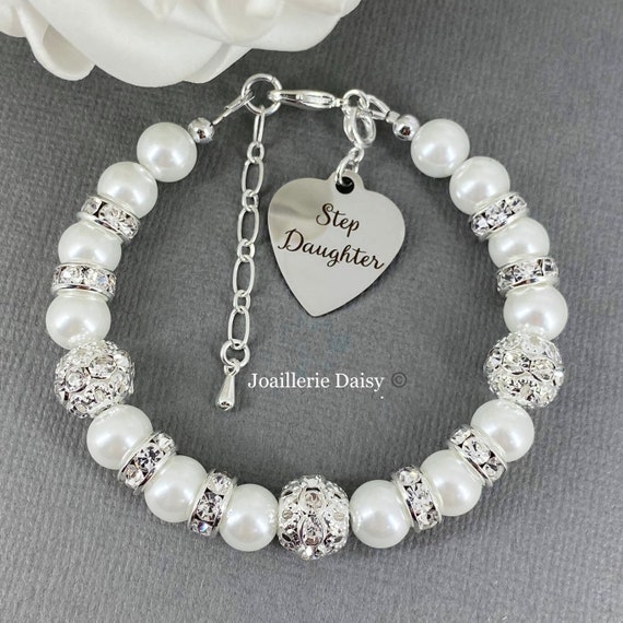 Buy Stepdaughter Gift Bonus Daughter Gift Rhinestones Bracelet