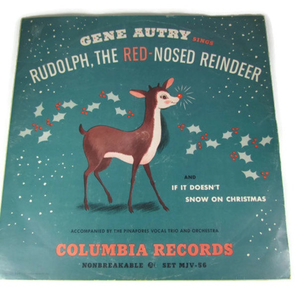 Rudolph The Red Nosed Reindeer by Gene Autry EP Album