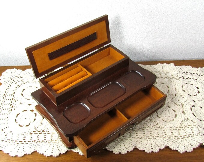 Mens Dresser Valet Vintage Mid Century Storage Etsy