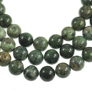 Chinese Jade 16mm Round Gemstone Beads - Full 16&quot; Strand - About 25 Beads