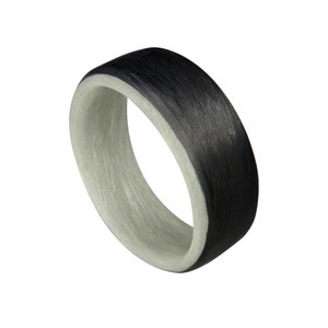 Carbon Fiber Glow Ring-Grey/Purple