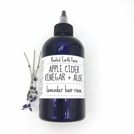 Vinegar Hair Rinse Vinegar Rinse Natural Conditioner Aloe Etsy