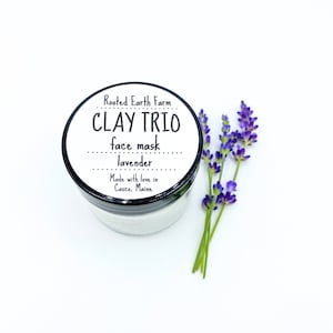 Lavender Herbal Mask, Facial Mask, Organic Mask, Natural Face Mask, Herbal Face Mask, Clay Mask