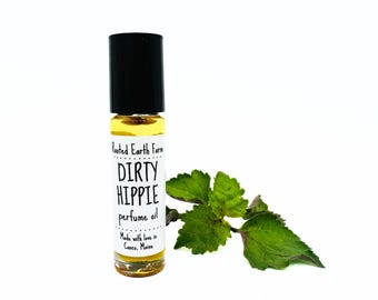 Dirty Hippie Perfume Oil, Patchouli Perfume, Vegan Patchouli Oil, Boho Perfume, Hippie Gifts, Bohemian Perfume