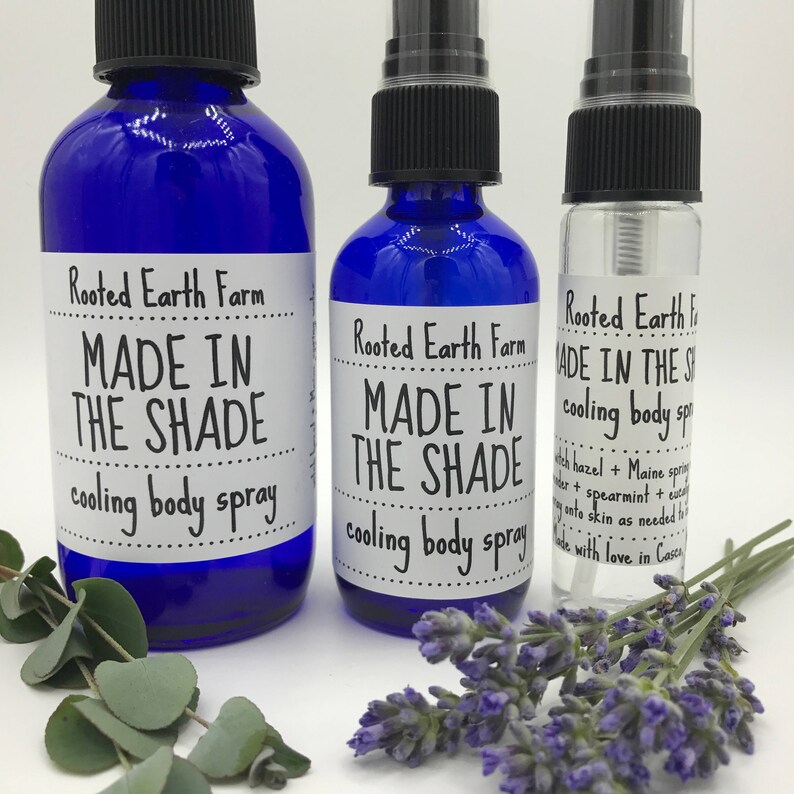 Cooling Body Spray Hot Flashes Hot Flash Spray Sunburn Etsy