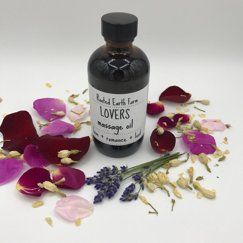 Sensual Massage Oil Lovers Oil Valentine's Day Gift Etsy