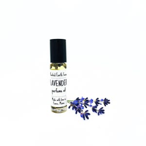 Lavender Perfume Oil, Plant Based Essential Oil Scented, Hippie Perfume, Boho Perfume, Handcrafted Perfume image 4