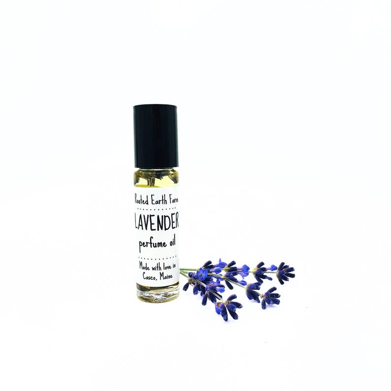 Lavender Perfume Oil, Plant Based Essential Oil Scented, Hippie Perfume, Boho Perfume, Handcrafted Perfume image 4