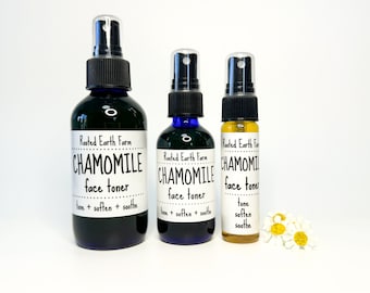 Toner Spray, Facial Toner, Sensitive Skin Toner, Chamomile Toner, Aloe Toner, Face Toner, Toner for Dry Skin, Organic Toner, Face Mist