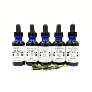 Beard Oil, Gifts For Him Boyfriend, Husband Christmas, Beard Grooming, Organic Beard Oil, Beard Conditioner, Gifts for Him, Rosemary Beard