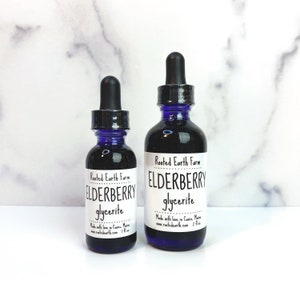 Elderberry Syrup, Elderberry Glycerite, Elderberry Tincture, Organic Elderberry, Elderberry Extract