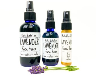 Lavender Face Toner, Lavender and Aloe, Herbal Toner, Facial Toner, Dry Skin Toner, Witch Hazel Toner, Organic Toner, Aloe Toner