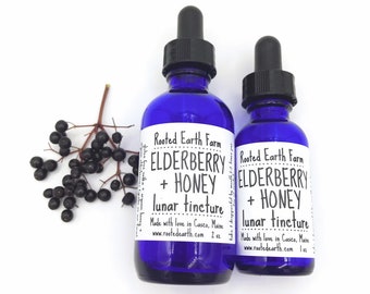 Elderberry Honey Tincture, Organic Elderberry Syrup, Elderberry and Honey, Elderberry Extract, Elderberry Tincture, Herbal Extract