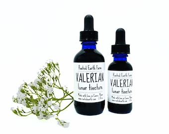 Tintura de valeriana, extracto de raíz de valeriana, extracto de hierbas, tintura de hierbas sin gluten.