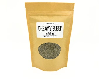 Dream Tea, 3 oz, Loose Leaf Tea, Herbal Tea, Sweet Dreams, Herb Tea, Organic Tea, Chamomile Tea, Bedtime Tea