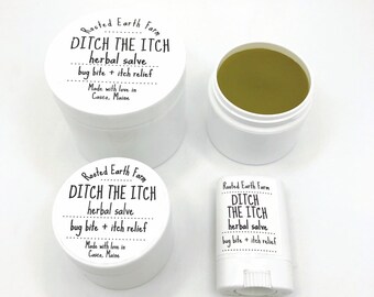 Itch Relief, Bug Bite Salve, Itch Cream, Itchy Skin, Mosquito Bite Relief, Herbal Salve, Bee Stings, Insect Bites, Bug Bite Relief
