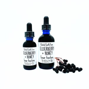 Elderberry Honey Tincture, Organic Elderberry Syrup, Elderberry and Honey, Elderberry Extract, Elderberry Tincture, Herbal Extract