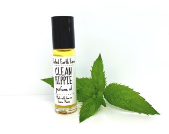 Patchouli Peppermint Perfume, Clean Hippie Perfume, Perfume Oil, Patchouli Perfume, Peppermint Oil, Handcrafted Perfume, Patchouli Oil