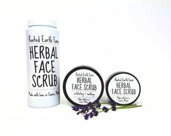 Facial Cleanser, Natural Face Wash, Face Scrub, Herbal Face Scrub, Face Cleanser, Natural Facial Cleanser, Lavender Face Scrub, Face Wash