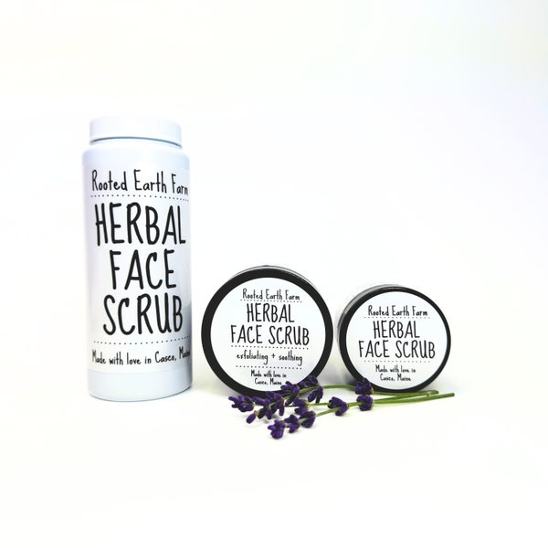 Facial Cleanser, Natural Face Wash, Face Scrub, Herbal Face Scrub, Face Cleanser, Natural Facial Cleanser, Lavender Face Scrub, Face Wash