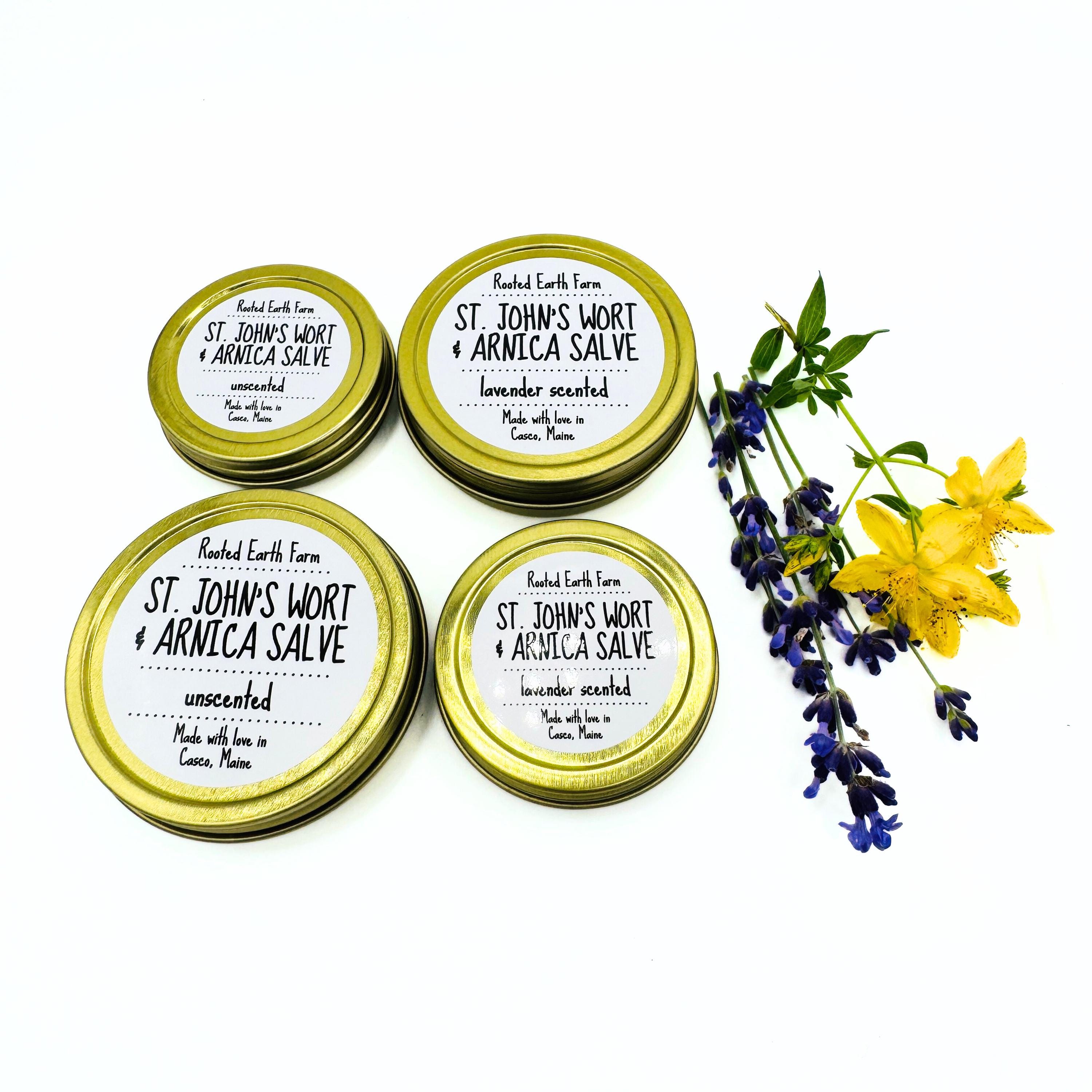 Arnica and St John's Wort Salve, Arnica Cream, St John's Wort Lotion, Herbal Salve, Arnica Infused, Lavender or Unscented