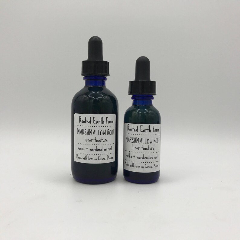 Organic Marshmallow Root Tincture Marshmallow Root Extract Etsy