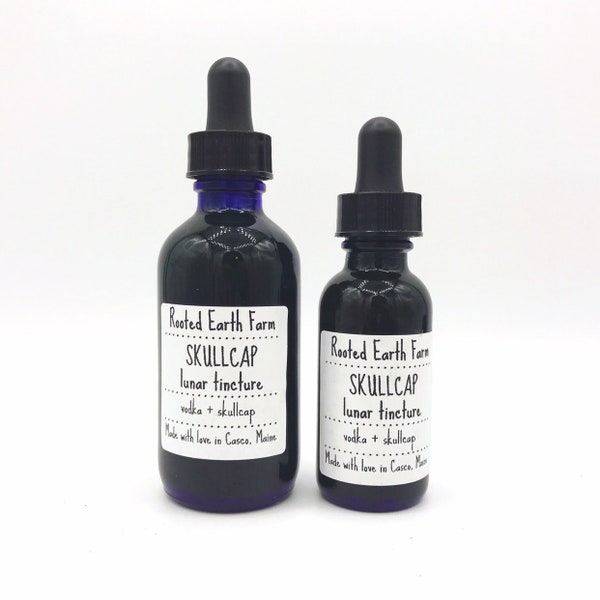 Skullcap Tincture, Organic Skullcap Extract, Herbal Tincture, Herbal Extract