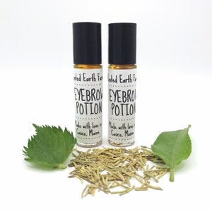 Eyebrow Serum,  Eyebrow Potion, Growth, Softening, Herbal Infused