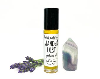Wanderlust Perfume Oil, Travel Perfume, Relaxing Scent, Aromatherapy Oil, Women&#39;s Perfume, Organic Perfume, Natural Perfume