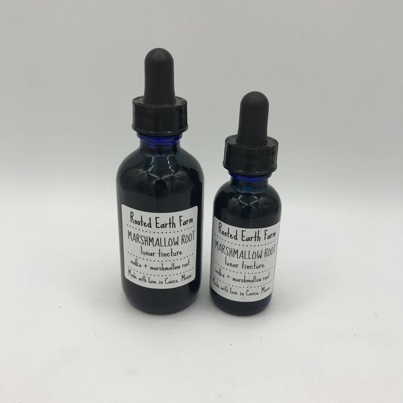 Organic Marshmallow Root Tincture Marshmallow Root Extract Etsy