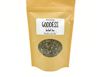 Goddess Herbal Tea, 3 oz, Gifts for Her, Tea for Women, Women's Tea, Organic Tea, Goddess Tea