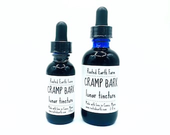 Cramp Bark Tincture, Organic Cramp Bark Extract, Herbal Extract, Herbal Tincture, Cramp Bark